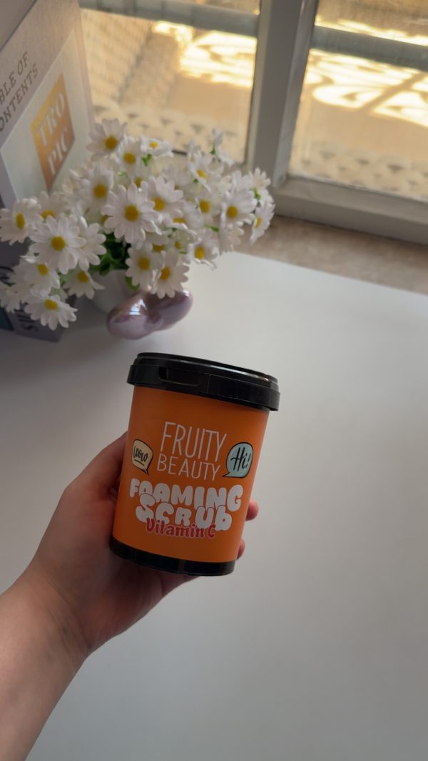 مقشر الرغوي الامريكي بالبرتقال